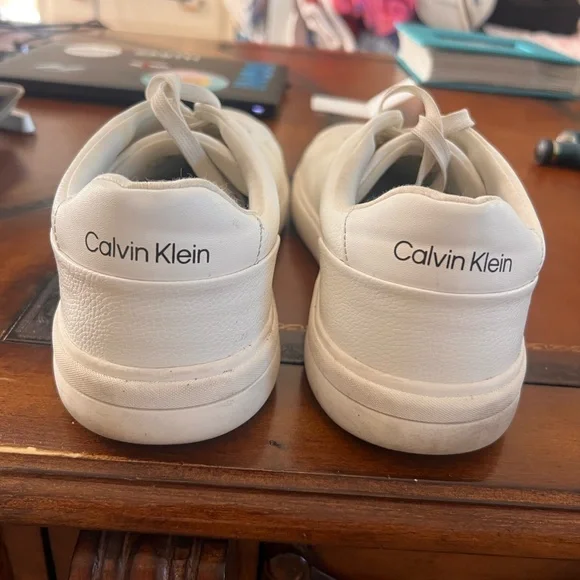 Calvin Klein White Sole Sneakers - Picture 3 of 4